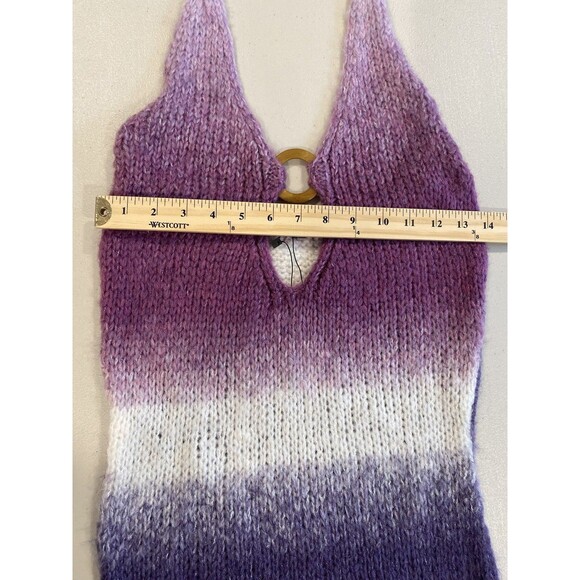 NEW PrettyLittleThing Romper Women Small Ombre Knit Stretch Travel Cover Up - Picture 5 of 8